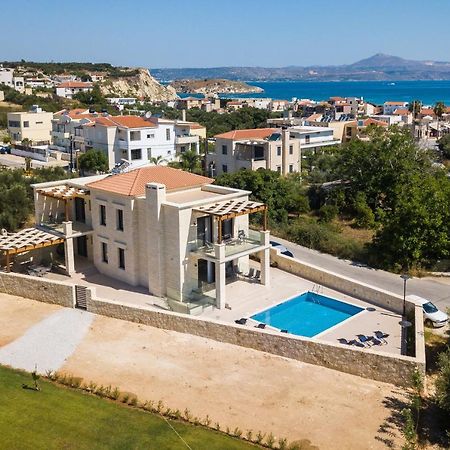 Eudora Luxury Stone Villa Almyrida  Bagian luar foto