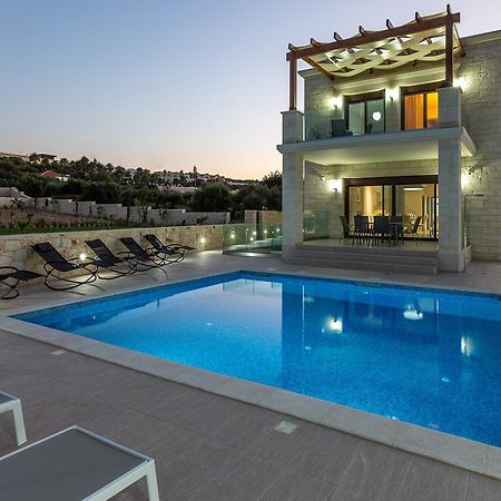 Eudora Luxury Stone Villa Almyrida  Bagian luar foto