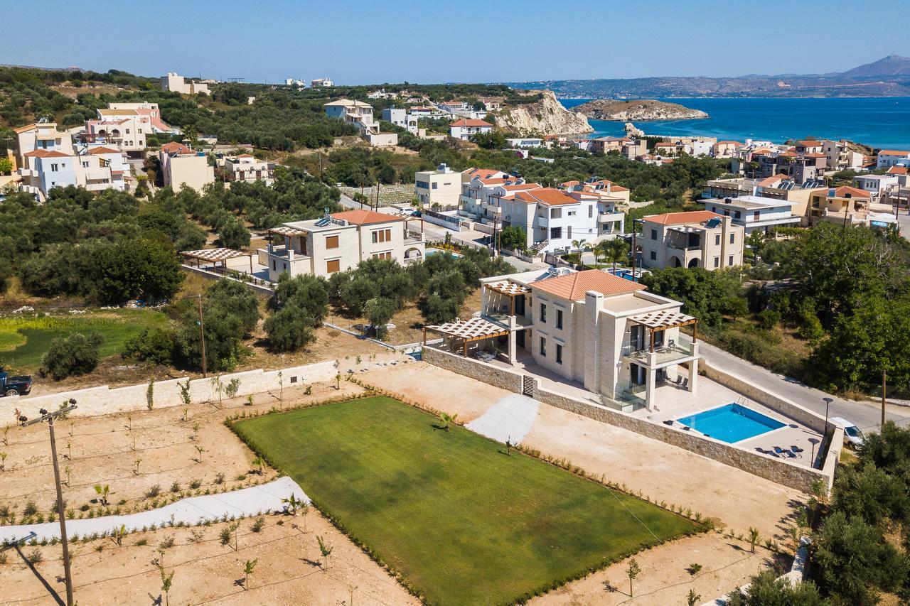 Eudora Luxury Stone Villa Almyrida  Bagian luar foto