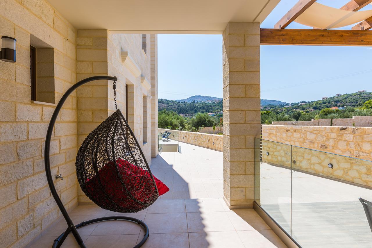 Eudora Luxury Stone Villa Almyrida  Bagian luar foto