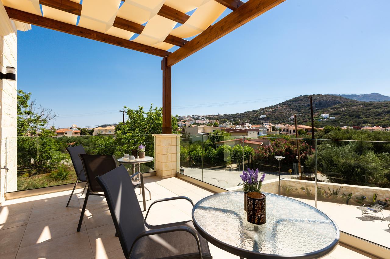Eudora Luxury Stone Villa Almyrida  Bagian luar foto