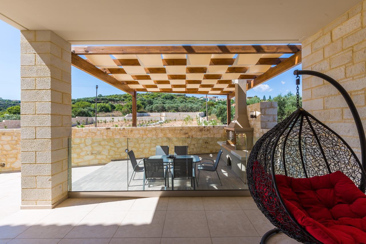 Eudora Luxury Stone Villa Almyrida  Bagian luar foto