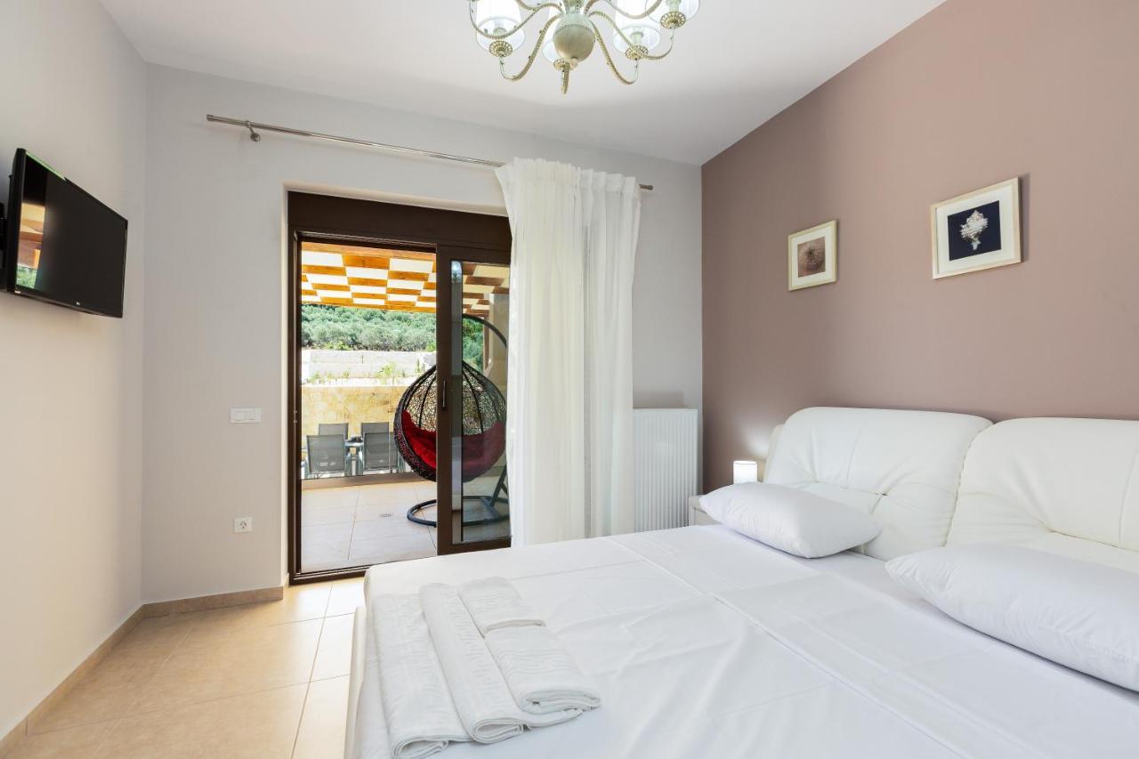 Eudora Luxury Stone Villa Almyrida  Bagian luar foto