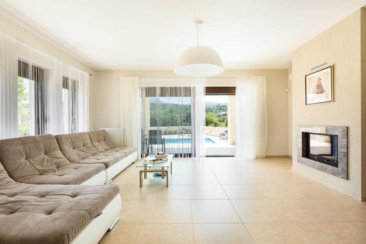 Eudora Luxury Stone Villa Almyrida  Bagian luar foto