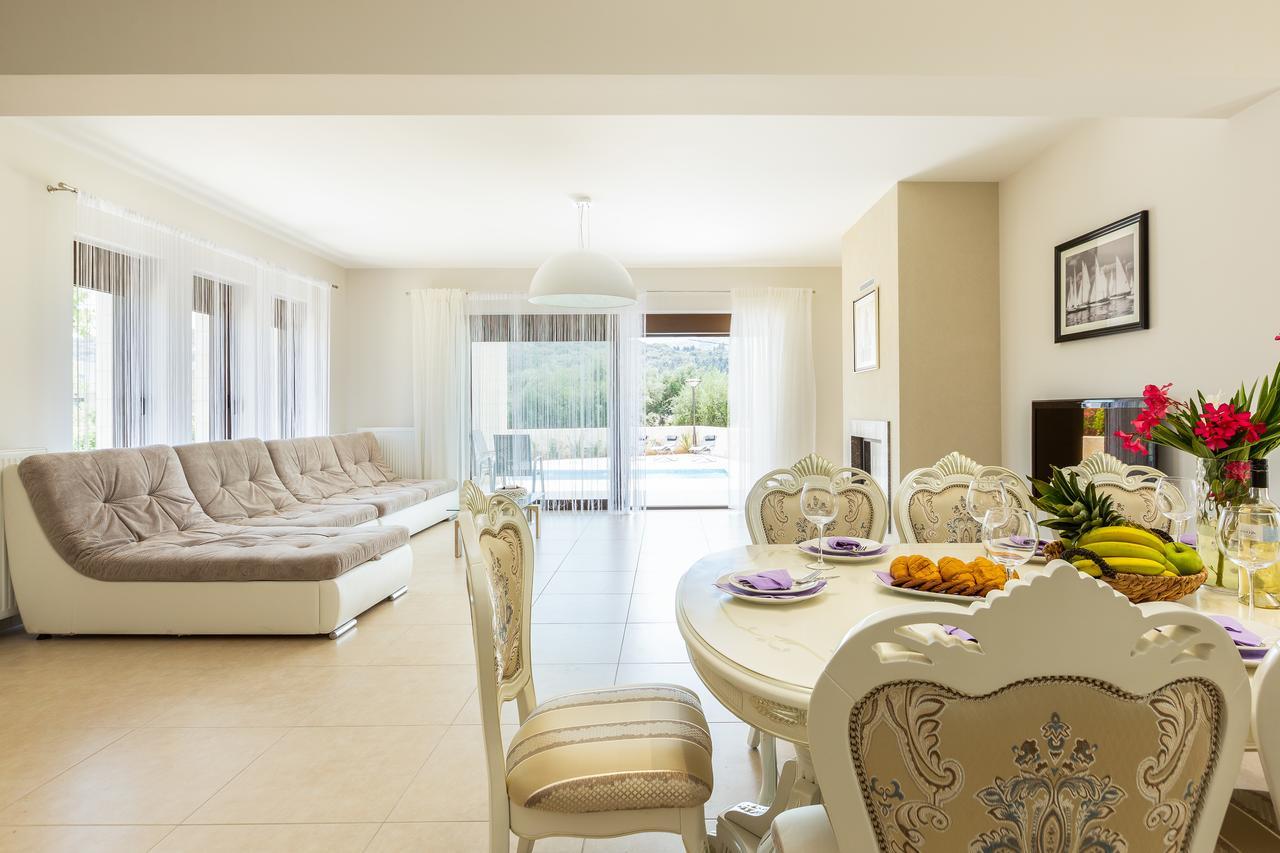 Eudora Luxury Stone Villa Almyrida  Bagian luar foto