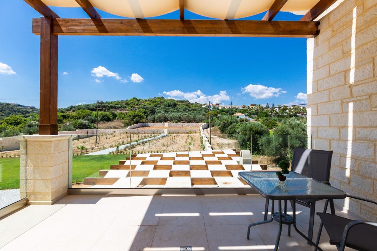 Eudora Luxury Stone Villa Almyrida  Bagian luar foto