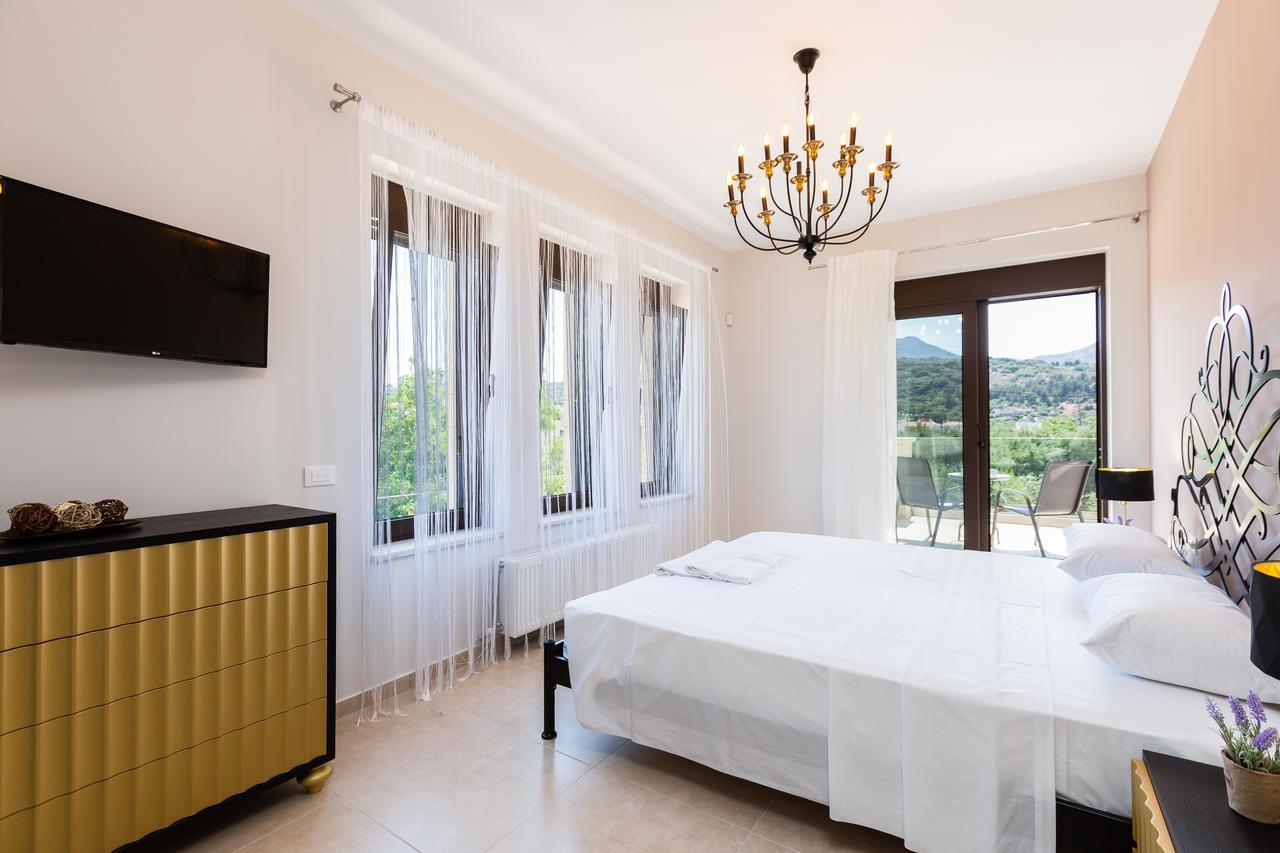 Eudora Luxury Stone Villa Almyrida  Bagian luar foto