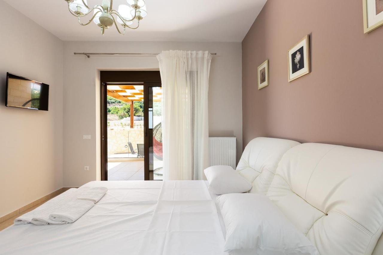 Eudora Luxury Stone Villa Almyrida  Bagian luar foto