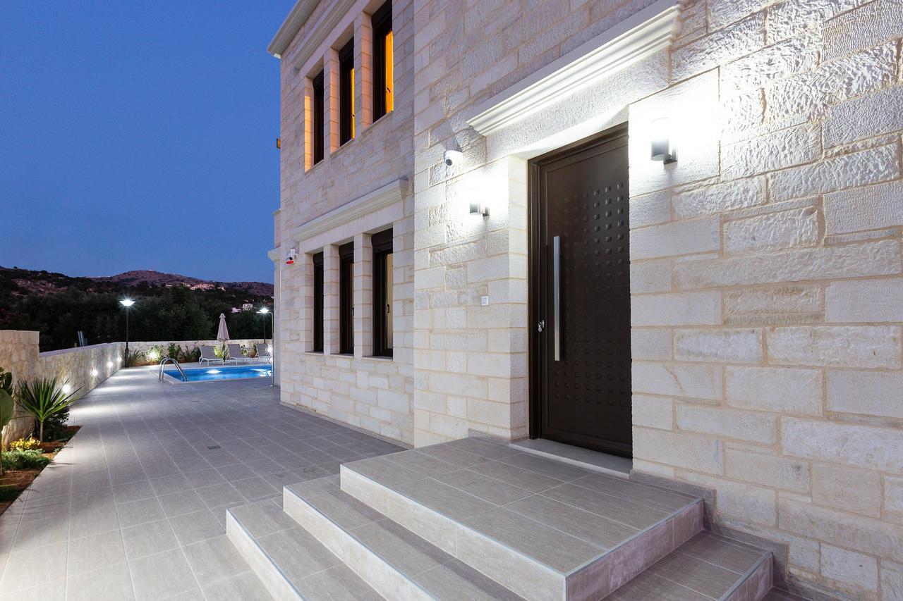 Eudora Luxury Stone Villa Almyrida  Bagian luar foto
